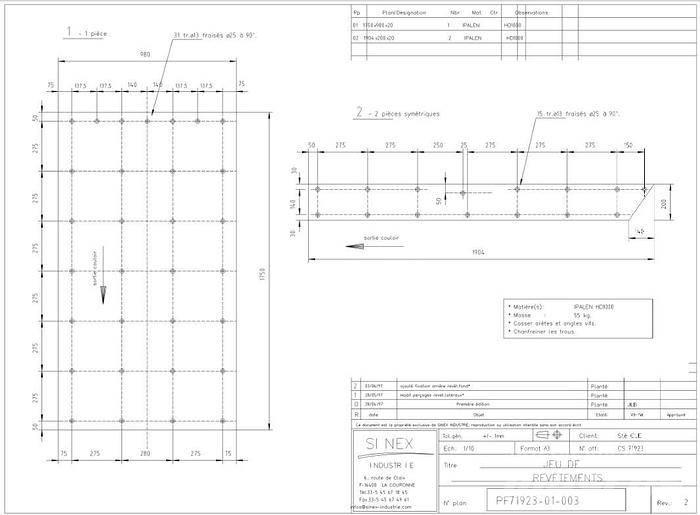  Sinex EXTRACTEUR Crible