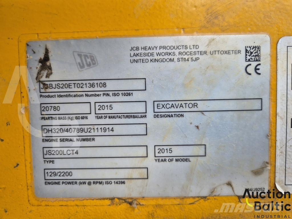 JCB JS 200 LC T4 Pelle sur chenilles