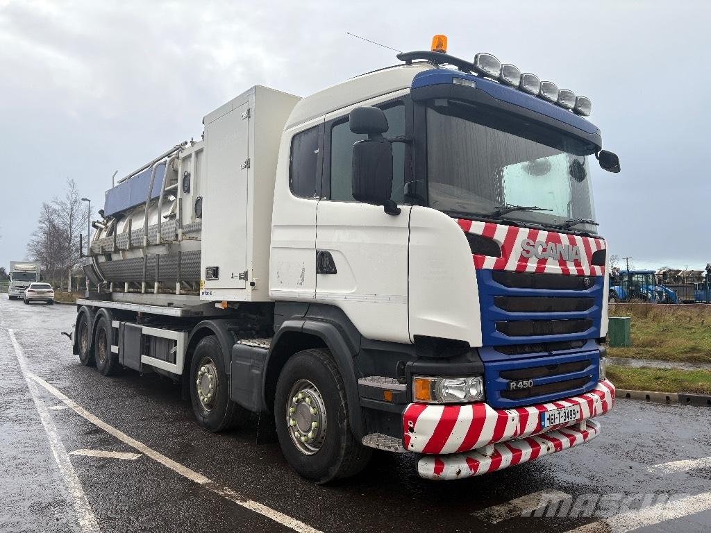 Scania R 450 Camion aspirateur, Hydrocureur