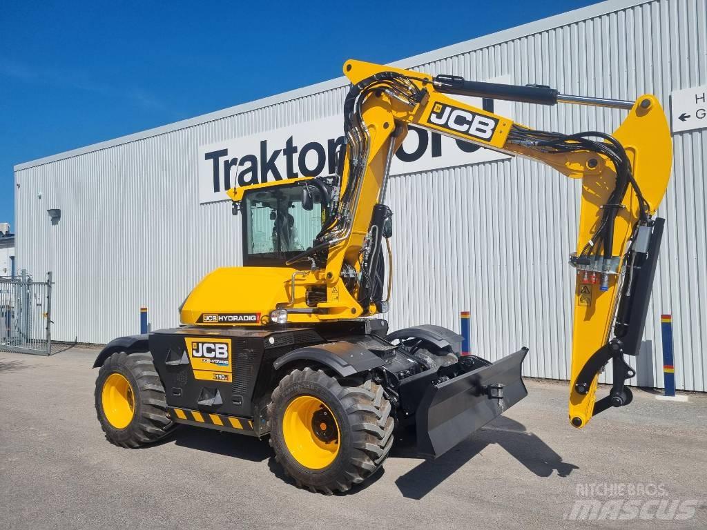 JCB Hydradig 110W Pelle sur pneus