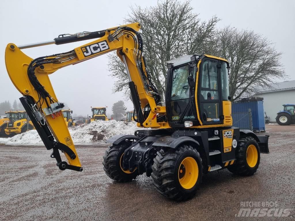 JCB Hydradig 110W Pelle sur pneus
