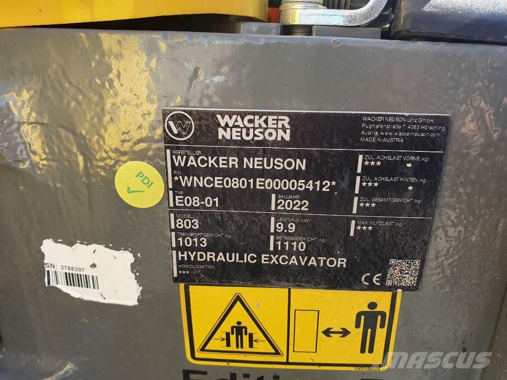 Wacker Neuson 803 Pelle sur chenilles