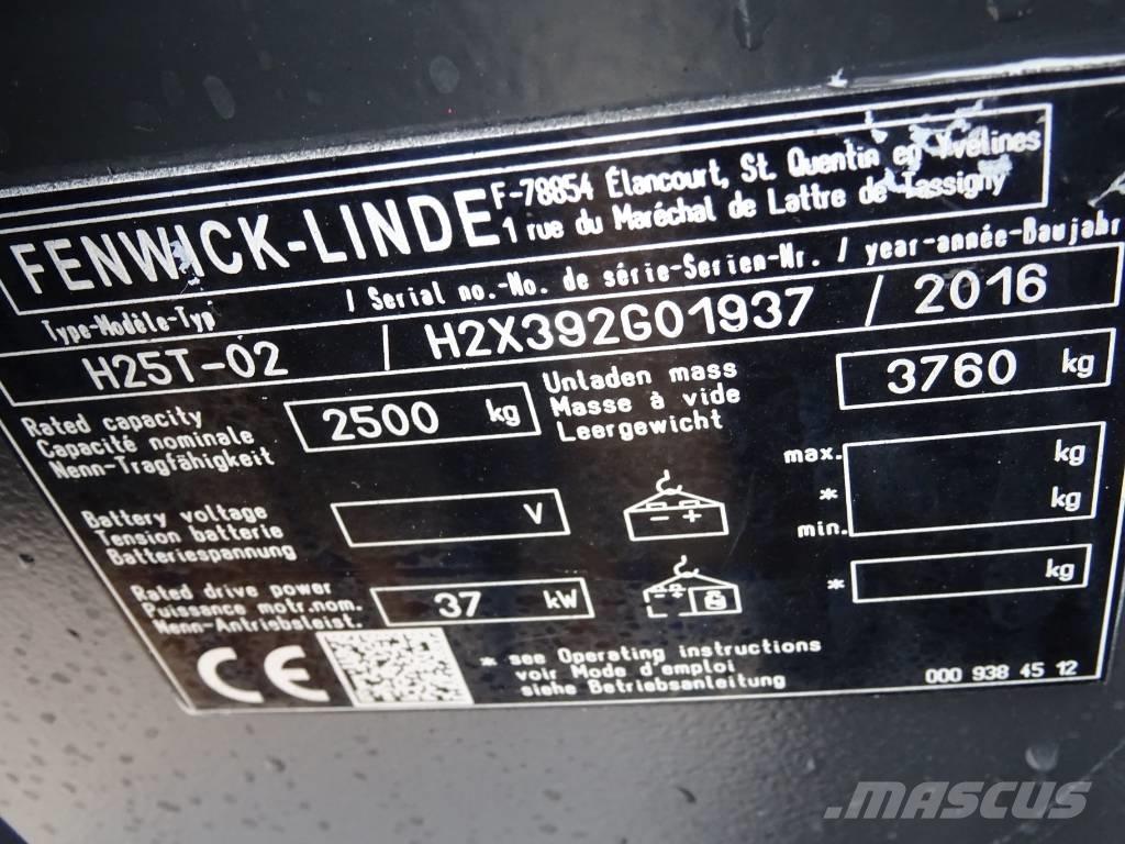 Linde H25T-02 Chariots GPL