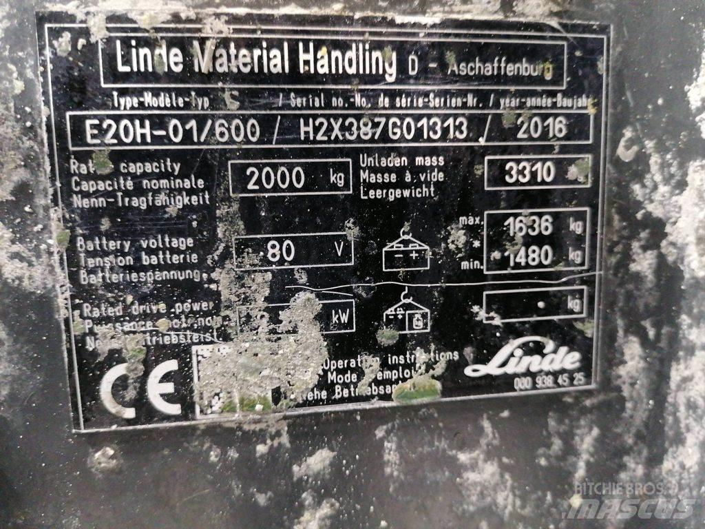 Linde E20H-01/600 Chariots élévateurs électriques