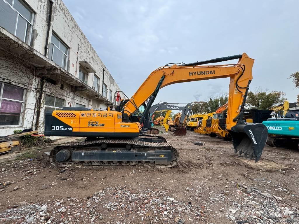 Hyundai 305lc Pelle sur chenilles