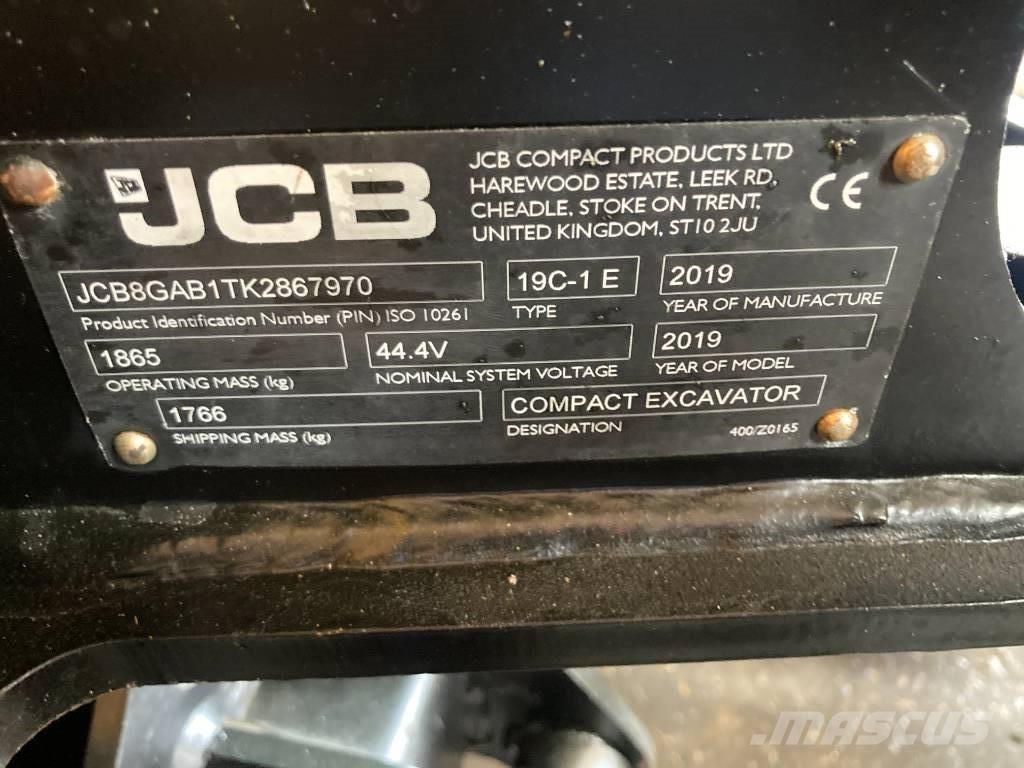 JCB 19 C-IE Mini pelle < 7t
