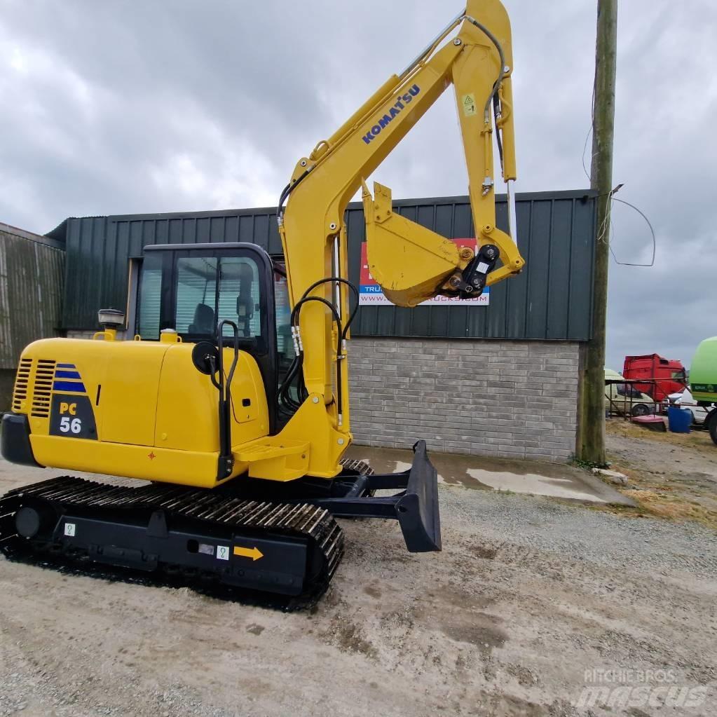 Komatsu PC56-7 Mini pelle < 7t