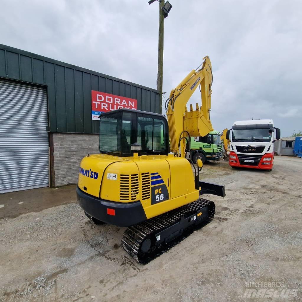 Komatsu PC56-7 Mini pelle < 7t