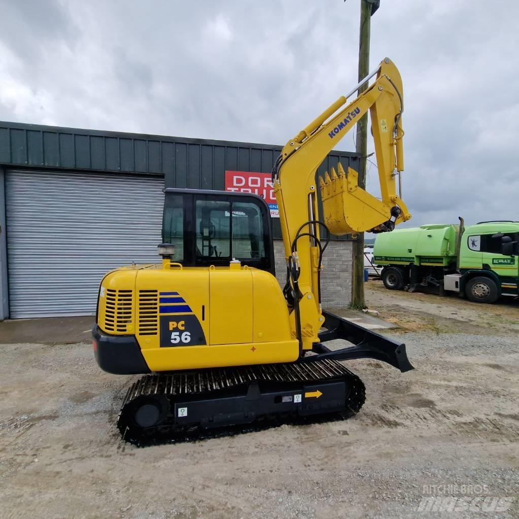 Komatsu PC56-7 Mini pelle < 7t