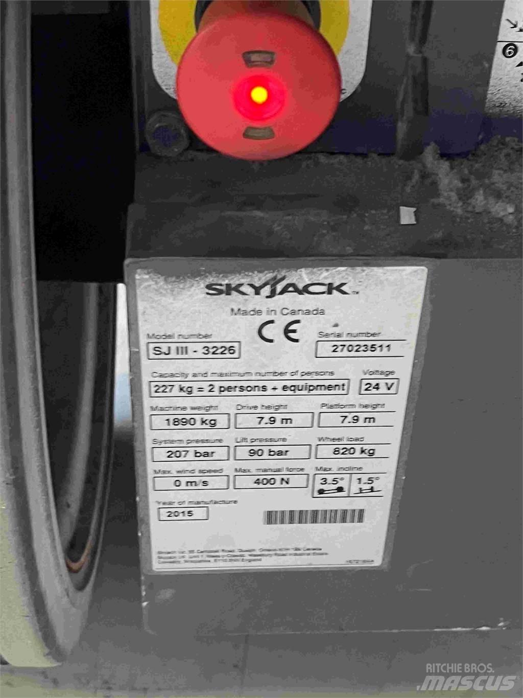 SkyJack SJ3226 Nacelle ciseaux