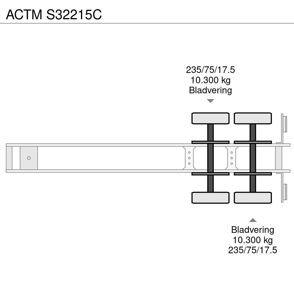 Actm S32215C Semi remorque surbaissée
