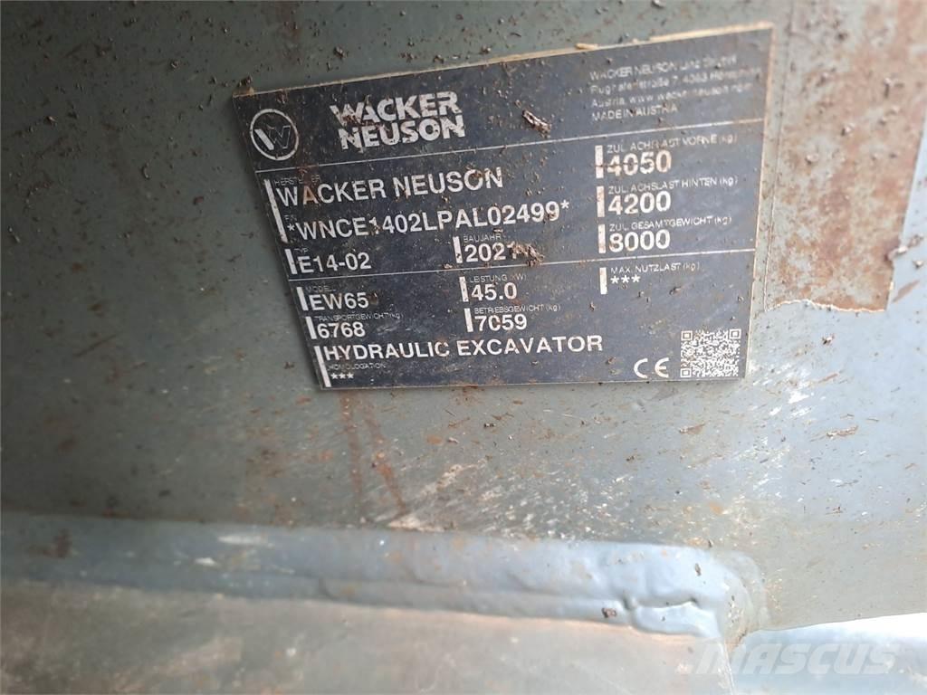 Wacker Neuson EW65 Pelle sur pneus