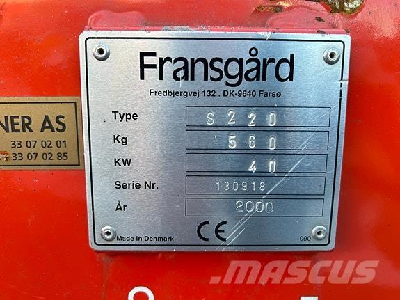 Fransgård S-220 Autres équipements pour route et neige