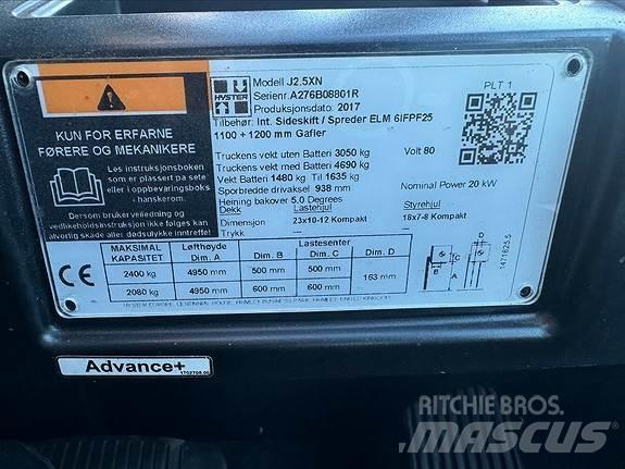Hyster J2,5XN Chariots diesel