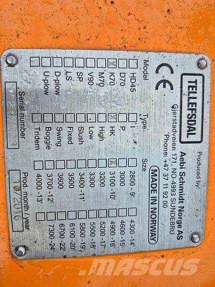 Tellefsdal K 70 Chasse neige