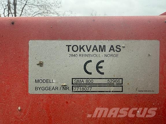 Tokvam SMA 800 Autres équipements pour route et neige