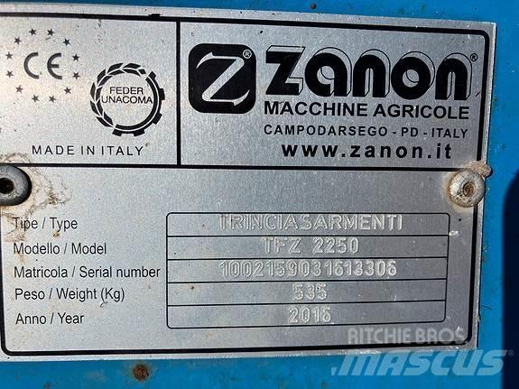 Zanon TFZ 2250 Autres matériels de fenaison