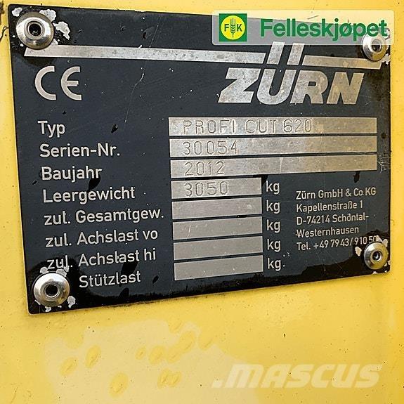  Zurn Profi cut 620 Autres matériels de fenaison