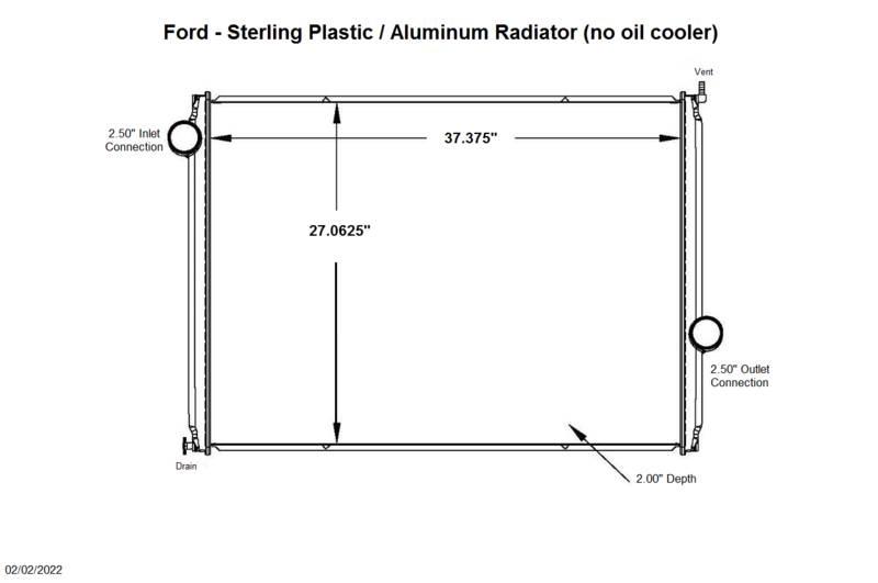 Ford L9000 Radiateurs