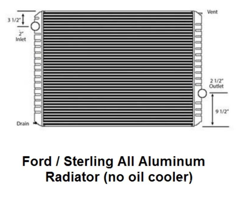 Ford L9500 Radiateurs