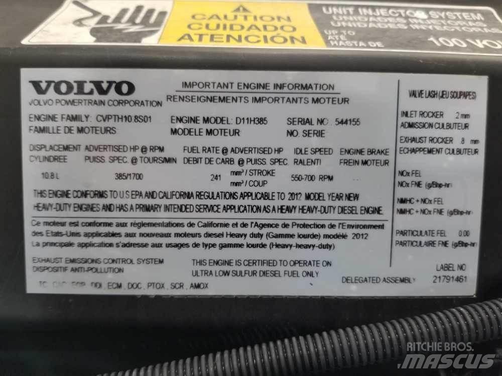 Volvo D11H Moteur