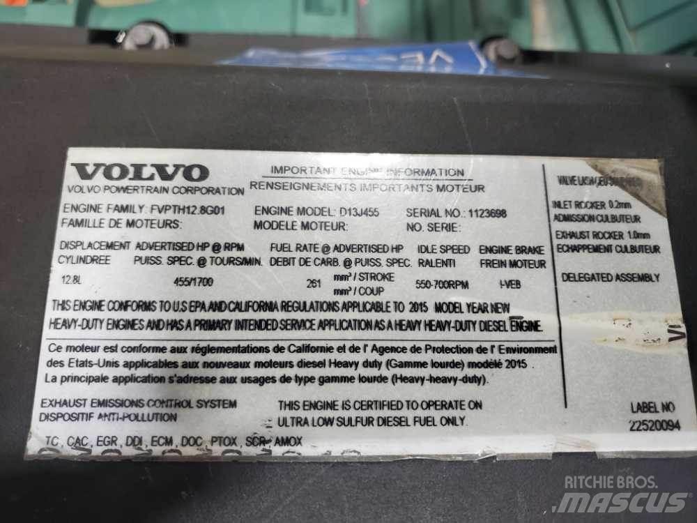 Volvo D13J Moteur