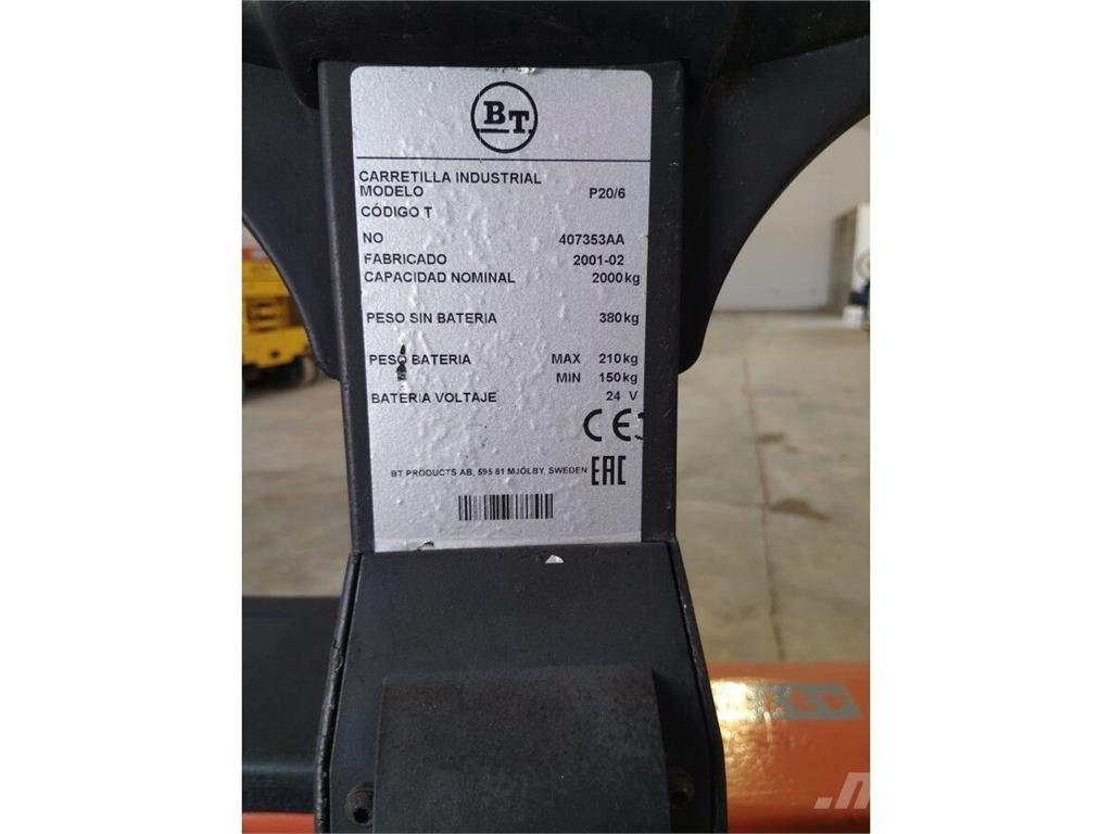 BT P20 Transpalette accompagnant