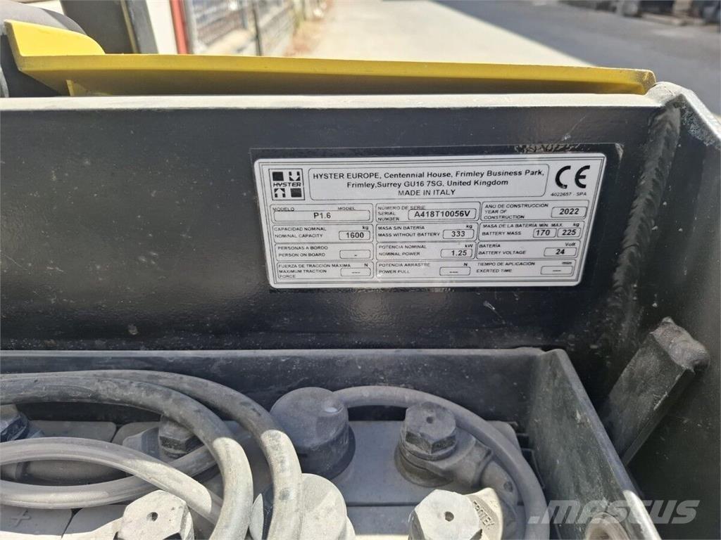 Hyster P1.6 Manutention - Autres