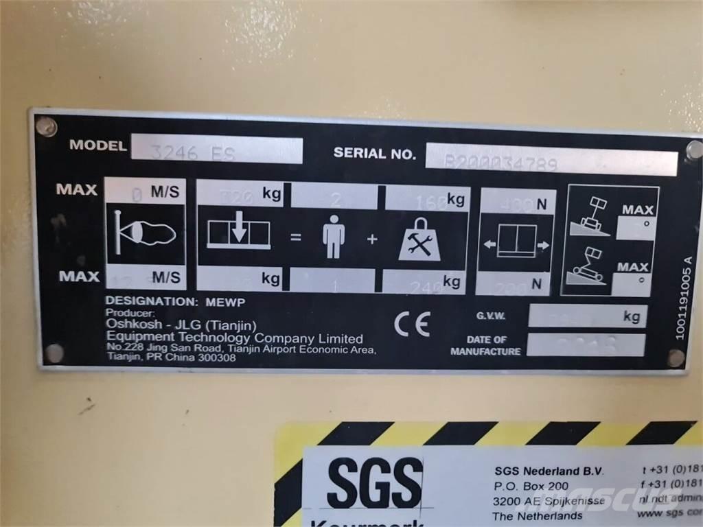 JLG 3246ES Nacelle ciseaux