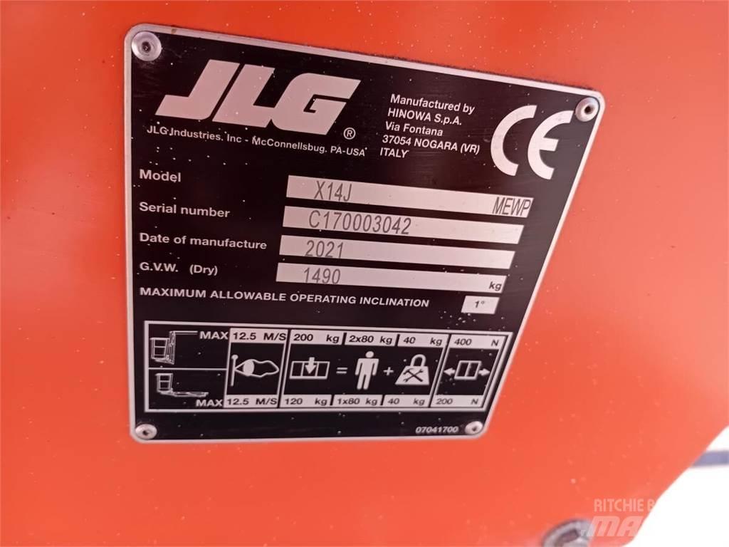 JLG X14J Nacelles articulées