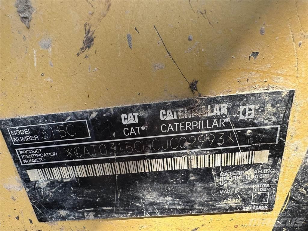 CAT 315C Pelle sur chenilles