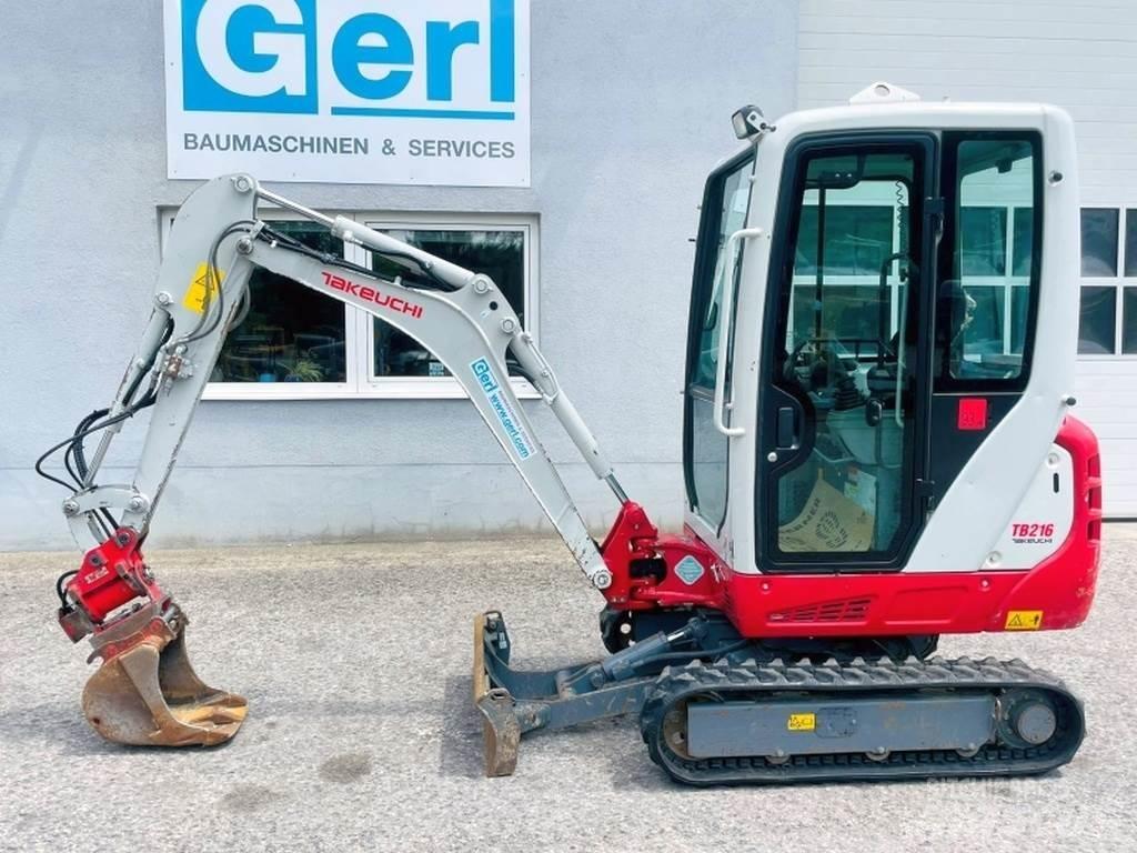 Takeuchi TB216 Mini pelle < 7t