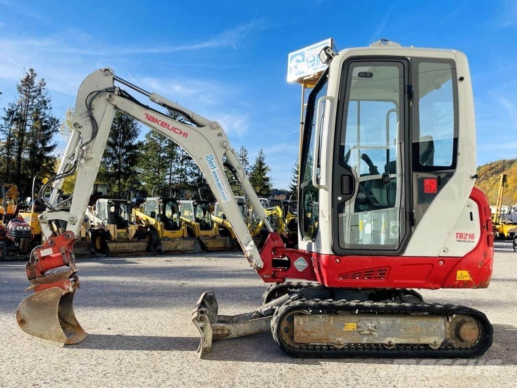 Takeuchi TB216 Mini pelle < 7t
