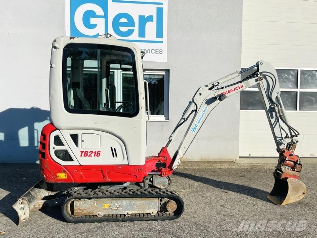 Takeuchi TB216 Mini pelle < 7t