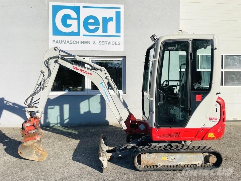Takeuchi TB216 Mini pelle < 7t