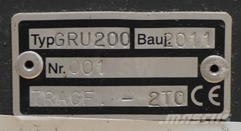 Gruma GRU 200 Autres accessoires et composants