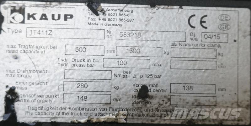 Kaup 1T411Z Autres accessoires et composants