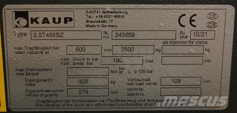 Kaup 2,5T466BZ Autres accessoires et composants