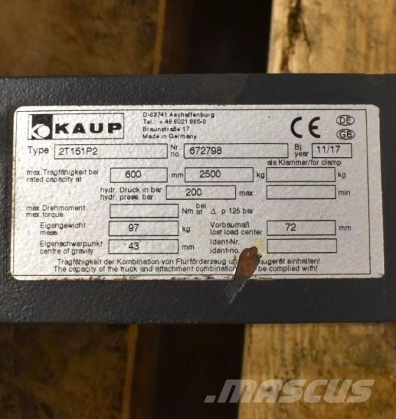 Kaup 2T151P2 Autres accessoires et composants