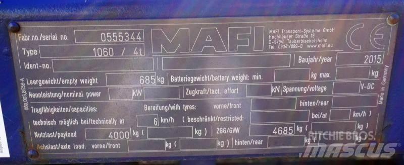 Mafi 1060 / 4t Remorque ridelle