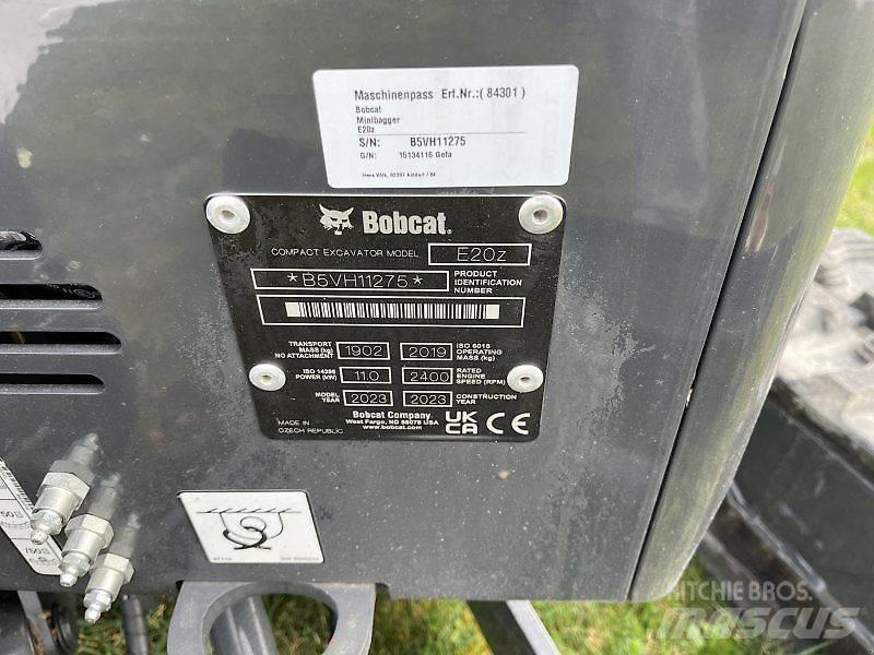 Bobcat E 20z Mini pelle < 7t
