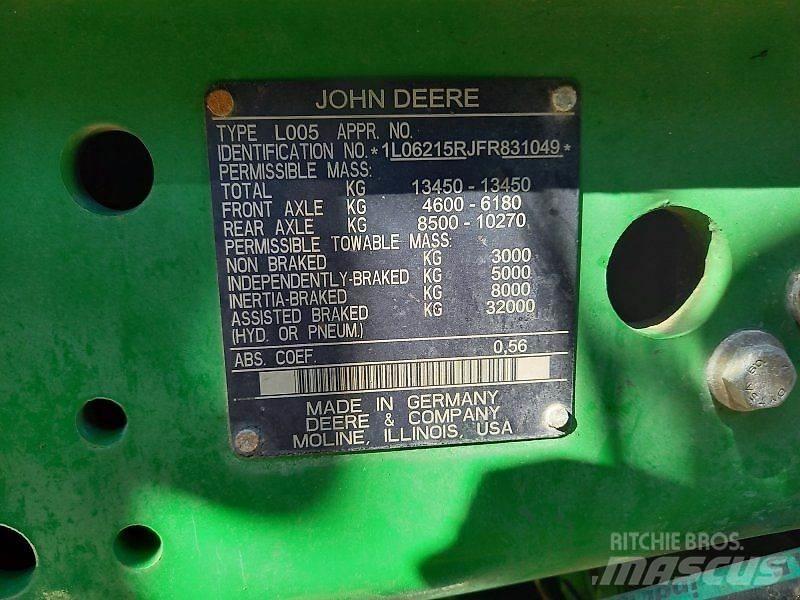 John Deere 6215R Tracteur