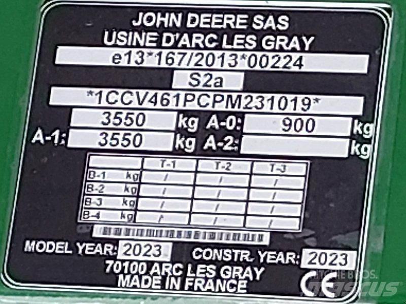 John Deere V461M Agriculture - Autres