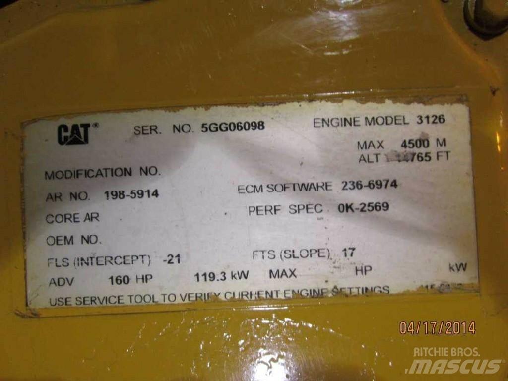 CAT 3126E Moteur