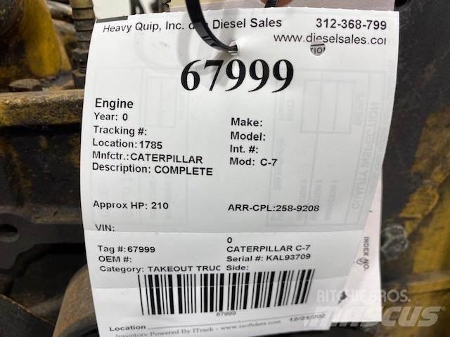 CAT C-7 Moteur