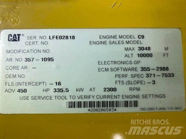 CAT C-9 Moteur