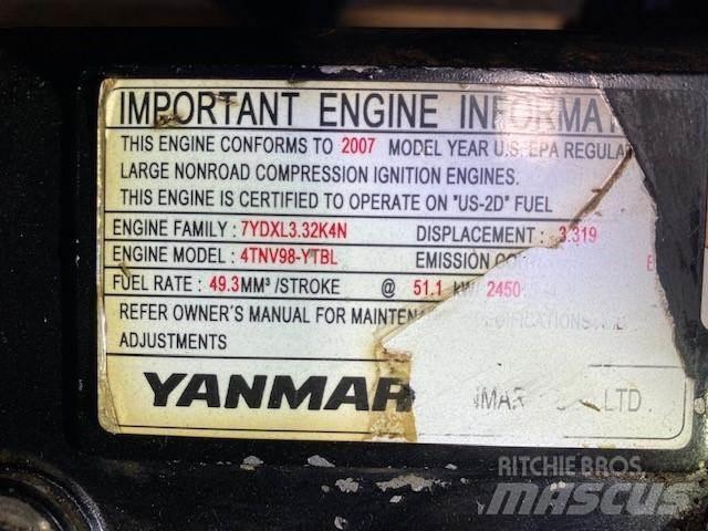 Yanmar 4TNV98-YTBL Moteur