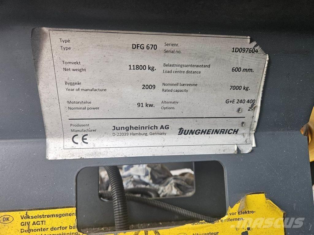 Jungheinrich DFG670 Chariots diesel