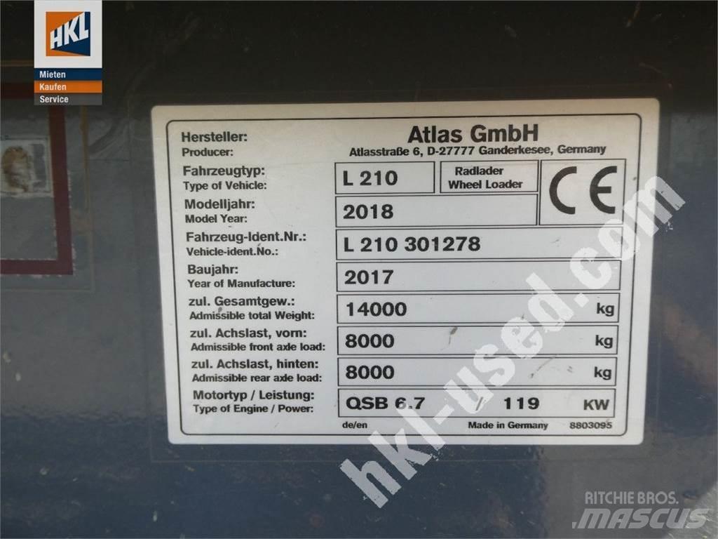 Atlas L 210 Chargeuse sur pneus