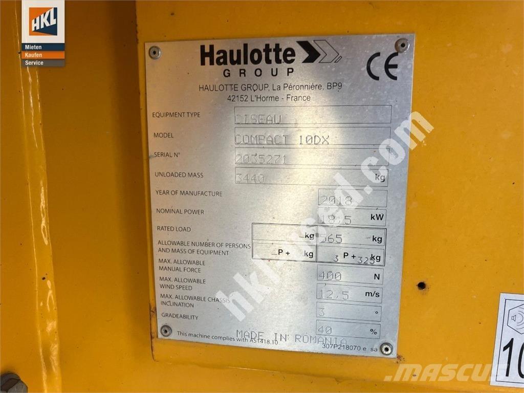 Haulotte COMPACT 10 DX Construction - Autres